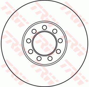 Tarcza hamulcowa TRW DF4994S 2996122