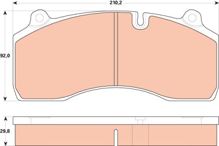 Klocki hamulcowe TRW GDB5100 5001866914