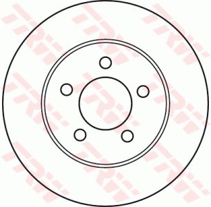 Tarcza hamulcowa TRW DF4885S 52128247AA