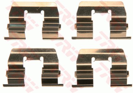 Zestaw montażowy klocków hamulcowych TRW PFK601 5811678000