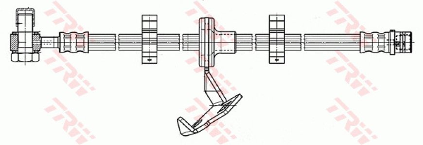 Przewód hamulcowy giętki TRW PHD965 1634202148