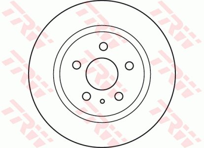 Tarcza hamulcowa TRW DF6112 569062