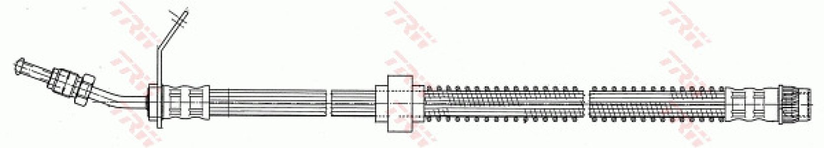 Przewód hamulcowy giętki TRW PHB539 8200057462