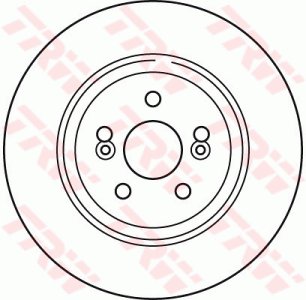 Tarcza hamulcowa TRW DF6117S 7701208130