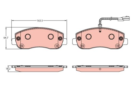 Klocki hamulcowe TRW GDB1910 4419950