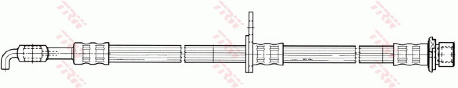 Przewód hamulcowy giętki TRW PHD933 48060