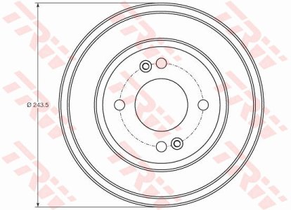 Bęben hamulcowy TRW DB4401 584111C300