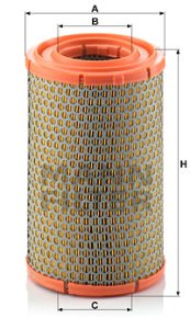 Filtr powietrza MANN-FILTER C16182 
