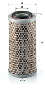Filtr powietrza MANN-FILTER C1176/3 C11763