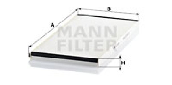 Filtr kabinowy MANN-FILTER CU6076 