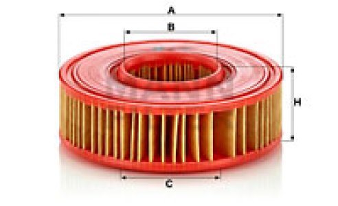 Filtr powietrza MANN-FILTER C1417 