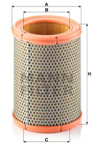 Filtr powietrza MANN-FILTER C1362 