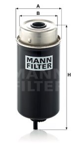Filtr paliwa MANN-FILTER WK8172 