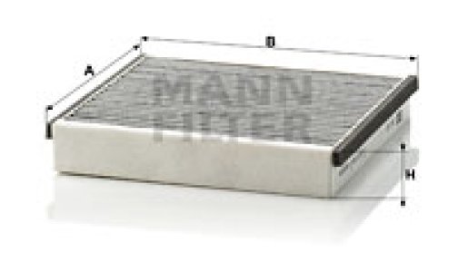 Filtr kabinowy MANN-FILTER CUK1931-2 CUK19312