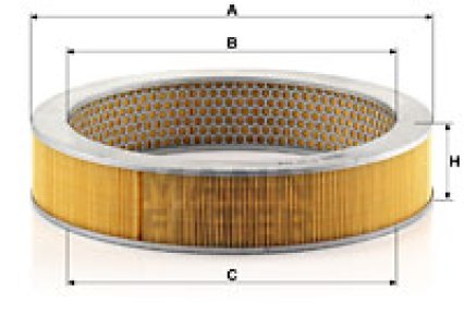 Filtr powietrza MANN-FILTER C37114 