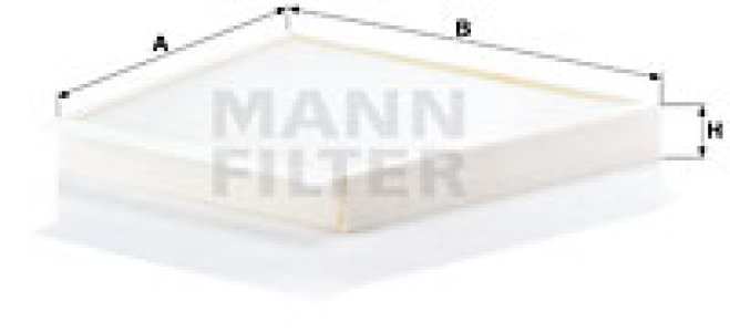 Filtr kabinowy MANN-FILTER CU3172/1 CU31721