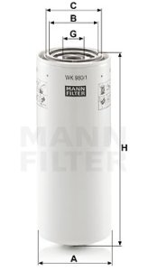 Filtr paliwa MANN-FILTER WK980/1 WK9801