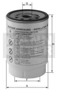 Filtr paliwa MANN-FILTER PL420/1X PL4201X