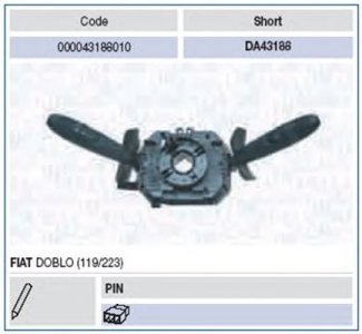 Przełącznik zespolony MAGNETI MARELLI DA43188 735292034