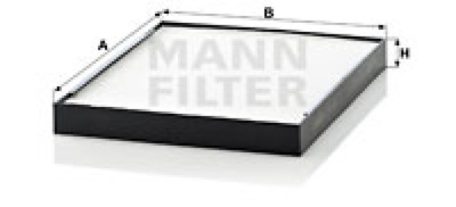 Filtr kabinowy MANN-FILTER CU2634 