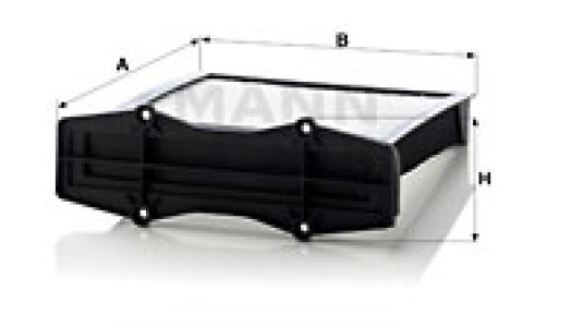 Filtr kabinowy MANN-FILTER CU2423 