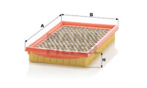 Filtr powietrza MANN-FILTER C2552/2 C25522