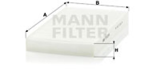 Filtr kabinowy MANN-FILTER CU2956 