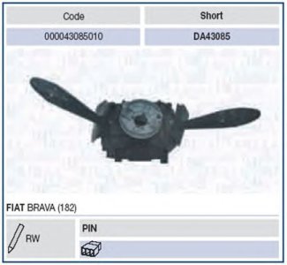 Przełącznik kolumny kierowniczej MAGNETI MARELLI DA43085 735251559