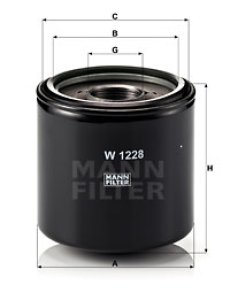 Filtr oleju MANN-FILTER W1228 