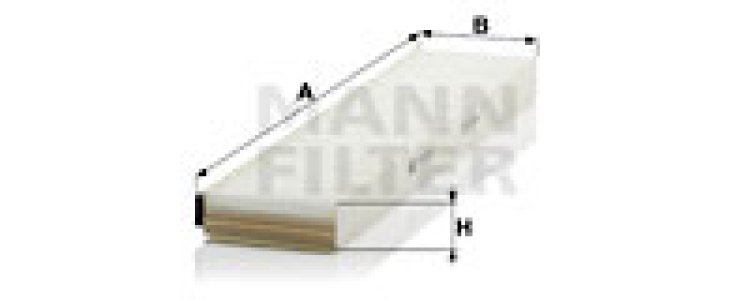Filtr kabinowy MANN-FILTER CU46001 