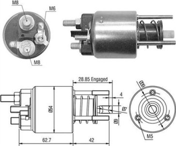 ELEKTROMAGNES MAGNETI MARELLI AME0453 9947992 FIAT
