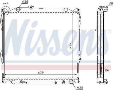 Chłodnica silnika NISSENS 64637A 1640067121
