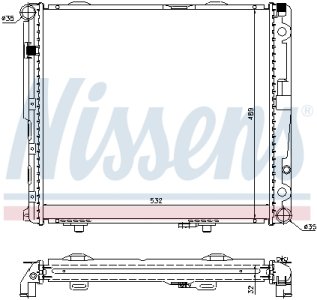 Chłodnica silnika NISSENS 62693A 1245009203