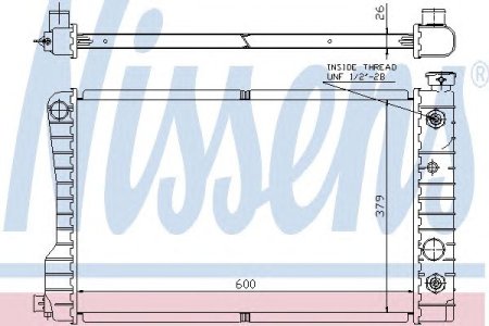 Chłodnica silnika NISSENS 69114A 3091915