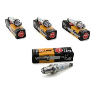 Świece zapłonowe 4 sztuki NGK V-LINE 30 BKR6EQUP 3199