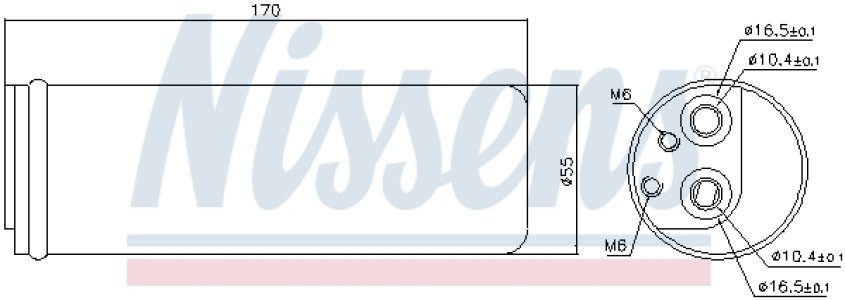 Osuszacz klimatyzacji NISSENS 95321 