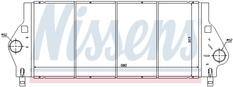 Intercooler NISSENS 96799 8200008761