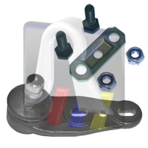 Sworzeń wahacza RTS 93.05918+ 853407365