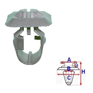 SPINKA LISTWY PROG. ZEW. MERCEDES