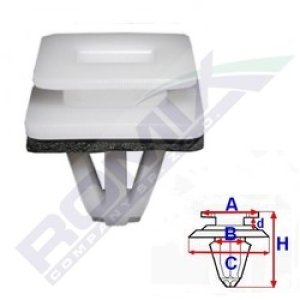 SPINKA LISTEW PROGOWYCH ROMIX COMPANY C60517 HONDA