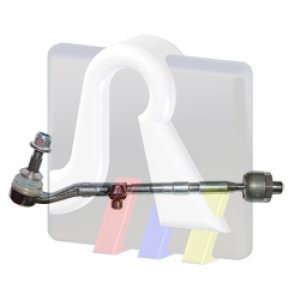 Drążek kierowniczy komplet, l RTS 90.09594.2 32216762243