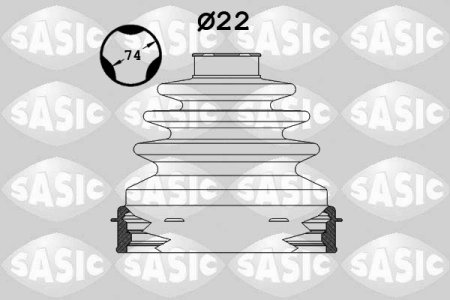 Osłona przegubu SASIC 1904005 7701207258