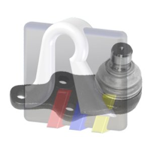 Sworzeń wahacza RTS 93.00662+ 1S713395AE