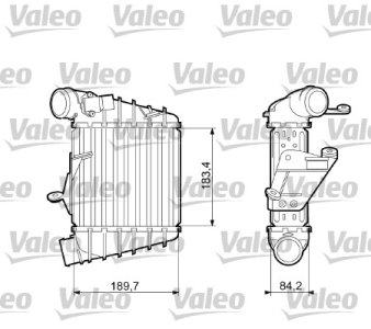 Intercooler VALEO 817556 6Q0145804A