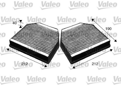 Filtr kabinowy z węglem aktywnym VALEO 715621 CUK22412