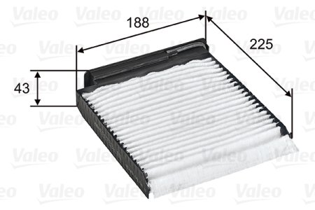 Filtr kabinowy VALEO 698753 CU1829