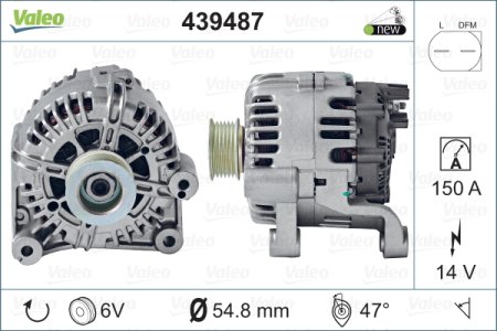 Alternator VALEO 439487 