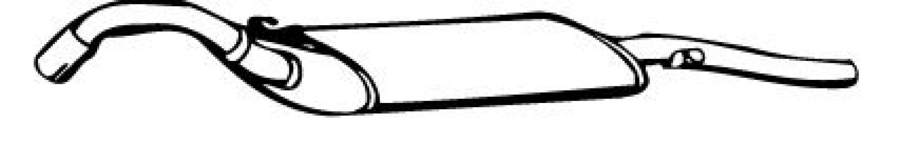 Tłumik końcowy WALKER 08347-53 191253609Q