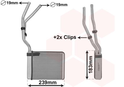 Nagrzewnica VAN WEZEL 18006364 
