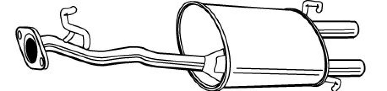 Tłumik końcowy WALKER 18895-64 18030SN7930